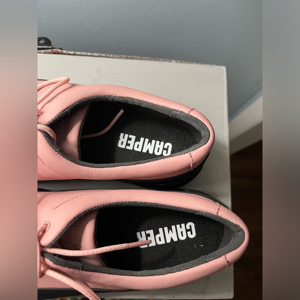 Camper Pink and Black Women's Flats - Picture 6 of 7